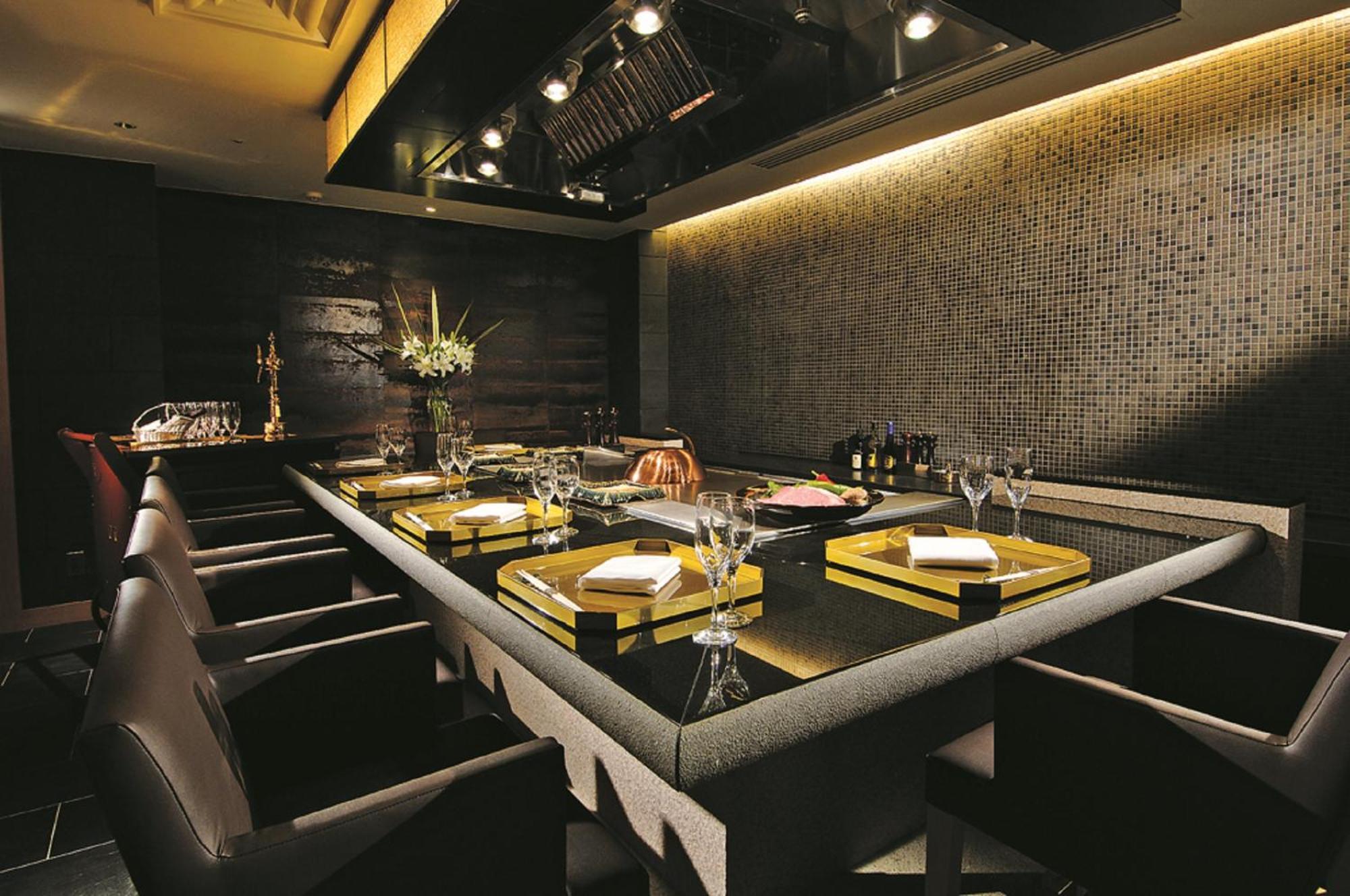 호텔 아소시아 시즈오카 외부 사진 The interior of the restaurant